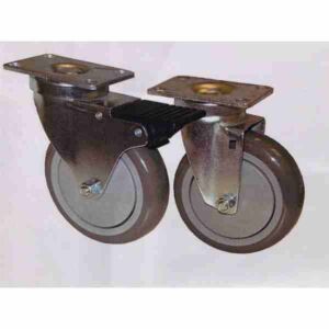 Caster Set (4ea) W / Brake, 5