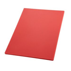 Winco CBRD-1520 Red, Rectangular Cutting Board, 15