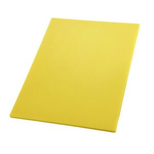 Winco CBYL-1520 Yellow, Rectangular Cutting Board, 15