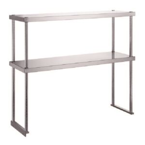 Dukers DCOS-1862 Double Overshelf with Adjustable Bottom Shelf - 18