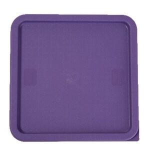 Winco PECC-128P Purple Square Allergen Free Storage Container Cover Fits 12qt. 18qt. and 22qt.