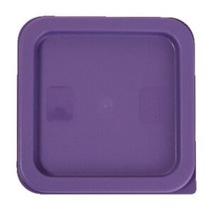Winco PECC-24P Purple Square Allergen Free Storage Container Cover Fits 2qt. and 4qt.