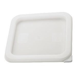 Winco PECC-M White Square Storage Container Cover Fits 6qt. and 8qt.