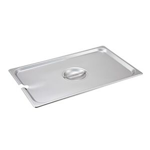 Winco SPCF Full-Size Slotted Steam Table Pan Cover with Handle